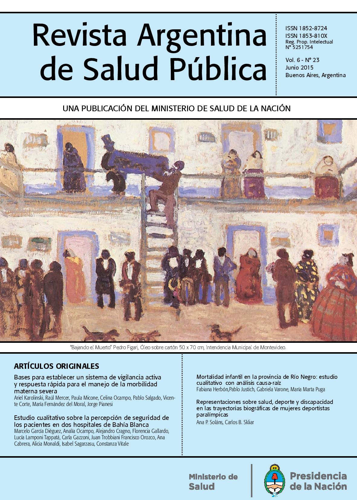 					Ver Vol. 6 Núm. 23 (2015): Revista Argentina de Salud Pública
				