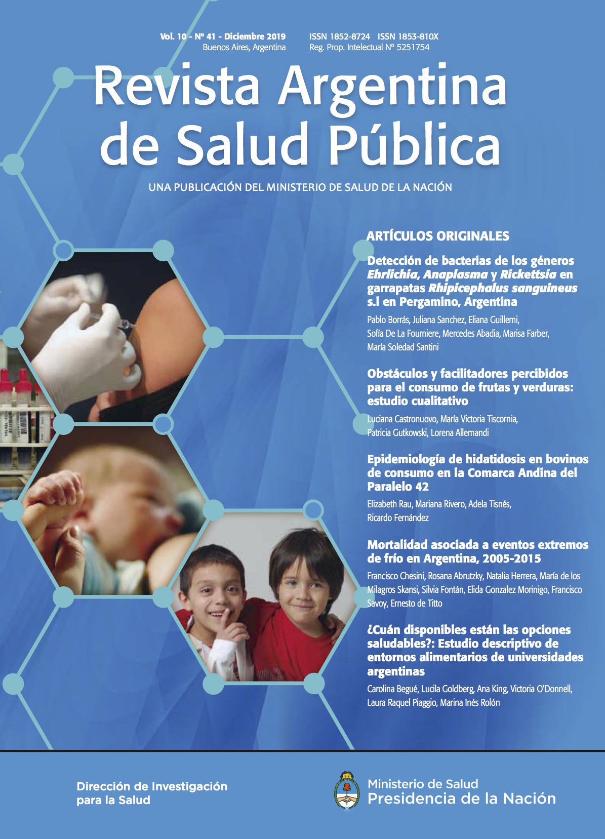					Ver Vol. 10 Núm. 41 (2019): Revista Argentina de Salud Pública
				