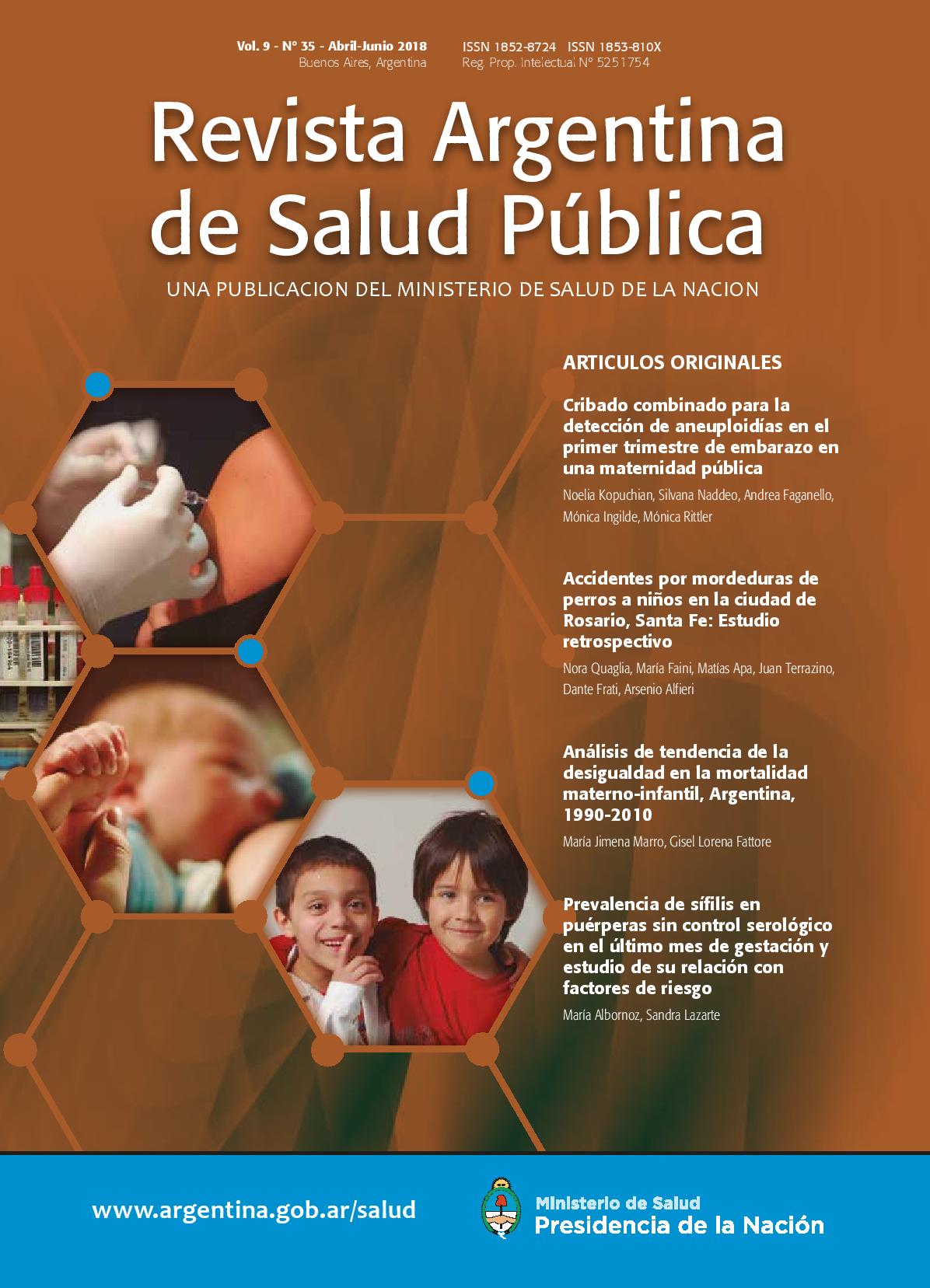 					Ver Vol. 9 Núm. 35 (2018): Revista Argentina de Salud Pública
				
